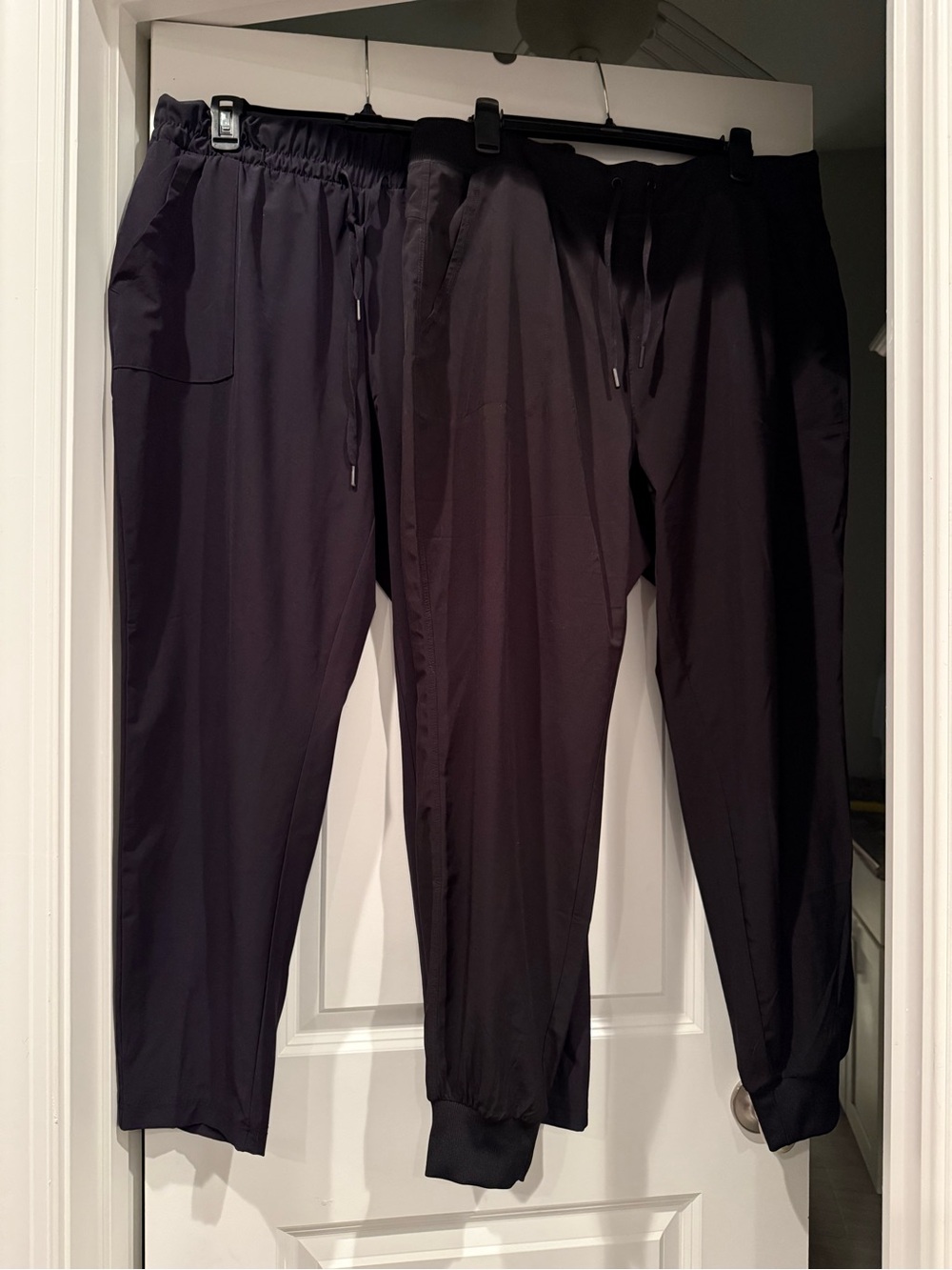 90 Degree By Reflex and Apana Womens Black Athletic Jogger Pants